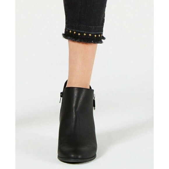 STYLE & CO $65 Dark Gray Studded Mid Rise Skinny A - Picture 4 of 6
